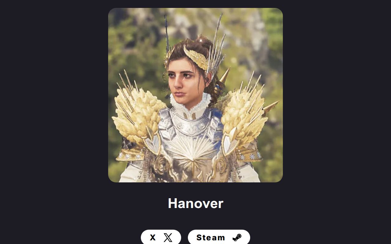 Carrd profile picture for @hanover